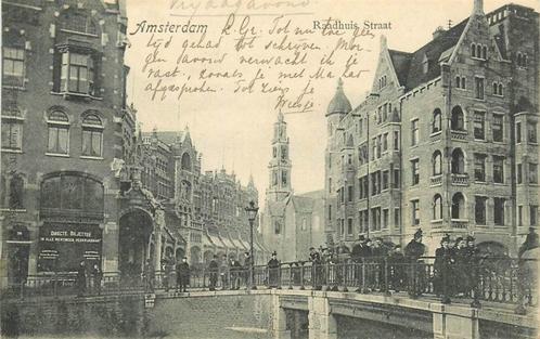 (304-245-021) Amsterdam Raadhuis Straat, Verzamelen, Ansichtkaarten | Nederland, Noord-Holland, Verzenden