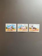 Laos 1982 Honden - 3 Gestempelde Postzegels, Ophalen of Verzenden, Gestempeld, Dier of Natuur