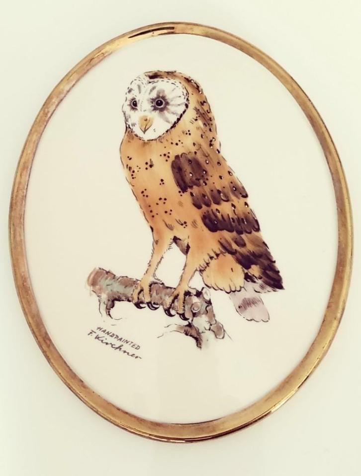 VINTAGE (1975 ) OVAAL PORSELEINEN GOEBELS wandbord, Antiek en Kunst, Kunst | Beelden en Houtsnijwerken, Ophalen of Verzenden