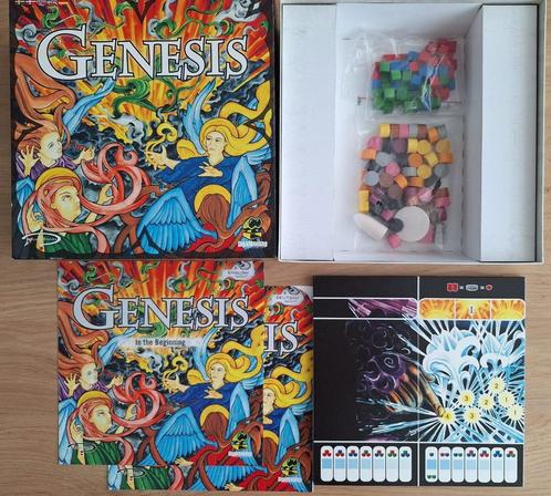 Genesis (bordspel), Hobby en Vrije tijd, Gezelschapsspellen | Bordspellen, Zo goed als nieuw, Een of twee spelers, Drie of vier spelers