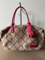 Vintage Longchamp Le Pliage Monogram Handtas, Ophalen of Verzenden, Gebruikt, Roze, Handtas