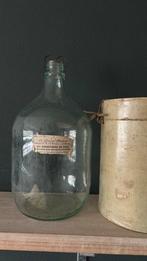 Bijzondere franse apothersfles met etiket, Antiek en Kunst, Ophalen of Verzenden