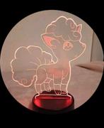 Vulpix pokemon Nachtlampje met Afstandsbediening, Ophalen of Verzenden, Minder dan 100 cm