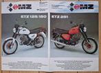 IFA MZ Motor Fiets.ETZ 251 en ETZ 125/150. € 5,--, Ophalen of Verzenden, Zo goed als nieuw, Auto's