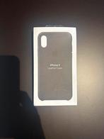 iPhone X Lederen Hoesje - Origineel Apple, Ophalen of Verzenden, Zo goed als nieuw, IPhone X, Hoesje of Tasje