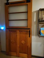 Massief houten schuifdeur, gerenoveerd en handgemaakt, Ophalen, Binnendeur, Zo goed als nieuw, Schuifdeur