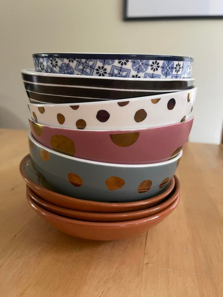 Leuke schaaltjes, Huis en Inrichting, Keuken | Servies, Zo goed als nieuw, Schaal of Schalen, Overige stijlen, Porselein, Ophalen of Verzenden