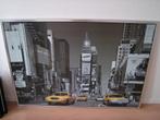 Schilderij taxi's New York, Ophalen, 125 cm of meer, Zo goed als nieuw, Schilderij