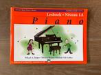 Piano Lesboek Niveau 1A Als nieuw!, Muziek en Instrumenten, Piano's, Overige typen, Ophalen of Verzenden, Zo goed als nieuw, Overige kleuren