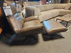 Fauteuil Wim chill-line bruin vintage leder opruiming, Huis en Inrichting, Fauteuils, Ophalen of Verzenden, Nieuw, 75 tot 100 cm