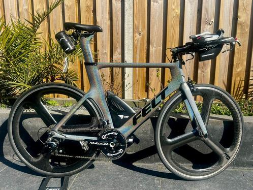 Prachtige Tijdrit- Race- Triatlon- IRONMAN-fiets FELT, Fietsen en Brommers, Fietsen | Racefietsen, Zo goed als nieuw, Overige merken