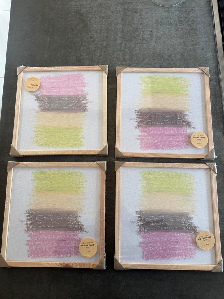 Anna & Clara Fotolijst hout 24x24 cm - Nieuw, Huis en Inrichting, Woonaccessoires | Lijsten, Nieuw, Minder dan 50 cm, Minder dan 50 cm