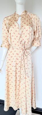 RALPH LAUREN SATIJNEN JURK, BEIGE, 36 (NEW €399) NIEUW💖💖💖, Beige, Nieuw, Ophalen of Verzenden, Ralph Lauren