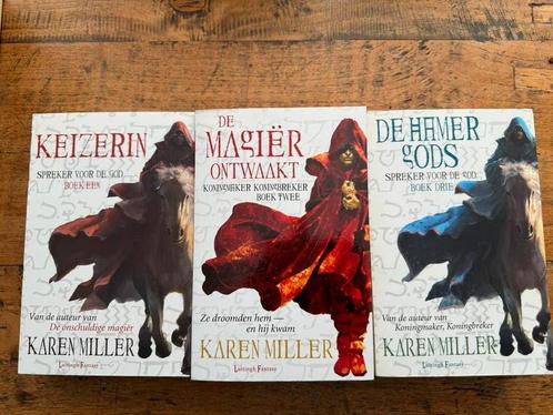 Spreker voor de God Boek 1 t/m 3 ; Karen Miller, Boeken, Fantasy, Gelezen, Ophalen of Verzenden