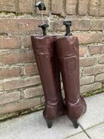 Laarzen, Ophalen of Verzenden, Zo goed als nieuw, Bruin, Hoge laarzen