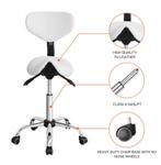 VDD Zadelkruk Ergonomisch - Kapperskruk - Tabouret, Huis en Inrichting, Krukjes, Ophalen, In hoogte verstelbaar, Nieuw, Kunststof
