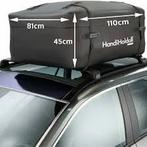 Handirack dakdragers met dakkoffer HandiHoldall + duffels, Ophalen, Zo goed als nieuw