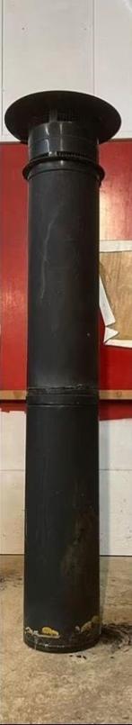 Schoorsteenpijp met trekkap, Ophalen of Verzenden, Gebruikt, Houtkachel