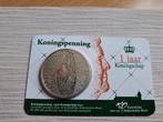 1 jaar Koningschap Penning 2014 in coincard, Ophalen of Verzenden, Overige waardes
