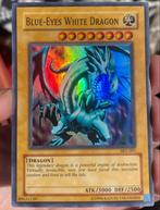 Yu-Gi-Oh! Blue Eyes White Dragon SKE-001 Old US Print !, Hobby en Vrije tijd, Verzamelkaartspellen | Yu-gi-Oh!, Verzenden, Zo goed als nieuw