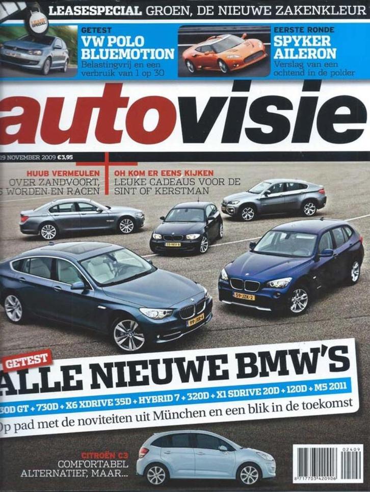 Autovisie 24 2009 : Spyker C8 - Aston Martin V12 Vantage, Boeken, Auto's | Folders en Tijdschriften, Gelezen, Algemeen, Ophalen of Verzenden