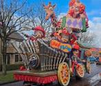 Paverpol carnavalswagen thema circus., Ophalen, Versiering, Carnaval