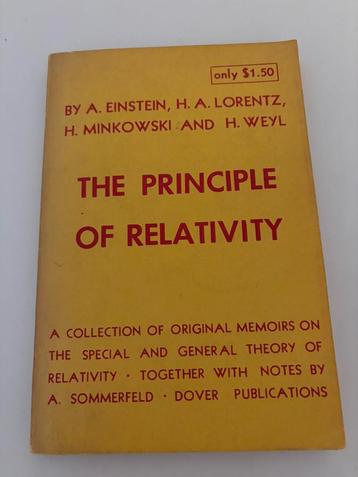 Boek: The Principle of Relativity – Einstein beschikbaar voor biedingen