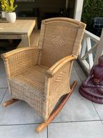 GRATIS af te halen: Schommelstoel, Huis en Inrichting, Stoelen, Ophalen, Gebruikt, Bruin, Riet of Rotan