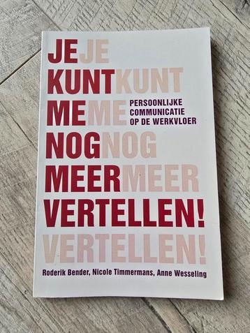 Roderik Bender - Je kunt me nog meer vertellen! beschikbaar voor biedingen