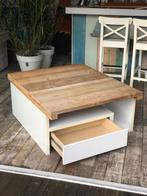 Stevig zitmeubel/bankje/salontafel van steigerhout en kast, Ophalen, 100 tot 150 cm, 50 tot 100 cm, Minder dan 50 cm