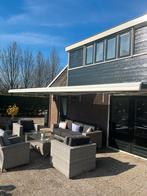 Elektrisch zonnescherm, Tuin en Terras, Zonneschermen, Ophalen of Verzenden, Zo goed als nieuw, Knikarmscherm, Elektrisch