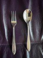 vleesvorkje jamlepel puntfilet verzilverd Keltum in doosje, Ophalen of Verzenden