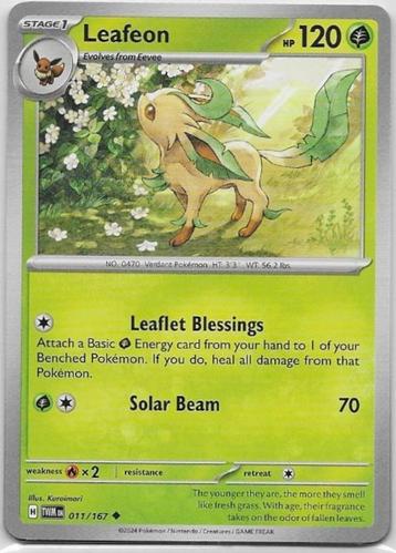 Twilight Masquerade,  Leafeon [uncommon] 11/167 beschikbaar voor biedingen