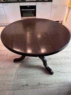 Ronde "antieke" eettafel, Huis en Inrichting, Tafels | Eettafels, Ophalen, Gebruikt, 100 tot 150 cm, Rond