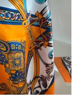 Nieuwe schitterende Herm style sjaal oranje dessin chcs, Kleding | Dames, Ophalen of Verzenden, Nieuw, Maat 46/48 (XL) of groter
