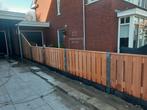 hout beton schutting voordelig geplaatst, Ophalen of Verzenden, Nieuw, Hout, Tuinhek