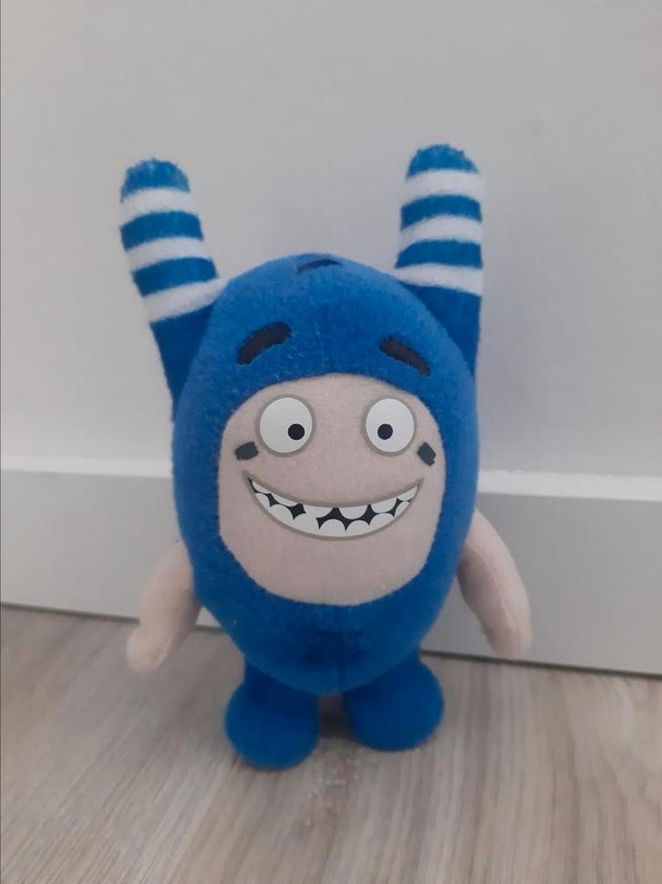Knuffel oddbods blauw pop jongen K8434, Kinderen en Baby's, Speelgoed | Knuffels en Pluche, Zo goed als nieuw, Overige typen, Ophalen of Verzenden