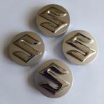 54 MM SUZUKI GRIJS OF ZWART set van 4 naafdoppen, Ophalen of Verzenden, Zo goed als nieuw