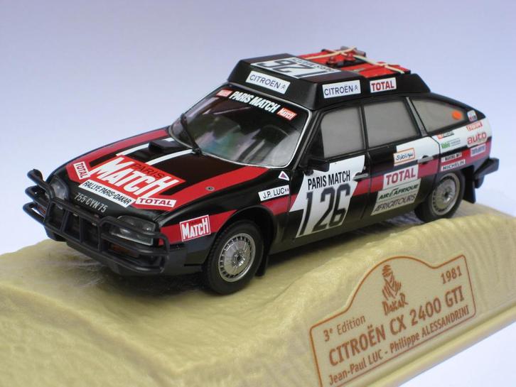 Citroen CX 2400 GTi Dakar 1981 Jean-Paul Luc Norev 1:43, Hobby en Vrije tijd, Modelauto's | 1:43, Nieuw, Auto, Norev, Ophalen of Verzenden