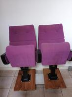 Mooie bioscoop stoelen, Huis en Inrichting, Stoelen, Ophalen of Verzenden, Bruin