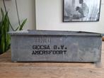 Vintage metalen industrie bak, Ophalen, Minder dan 50 cm, 50 tot 100 cm, Zo goed als nieuw