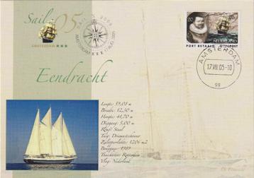 Nederland 2005 PORT BET. Sail De Eendracht Zeilschip beschikbaar voor biedingen