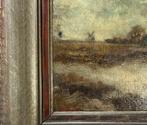 Schilderij Felix Kohn, polderlandschap, midden 20e eeuw, Antiek en Kunst, Ophalen of Verzenden
