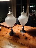 Richmond vazen / decoratie - set van 2, Gebruikt, Wit, Ophalen of Verzenden, Glas