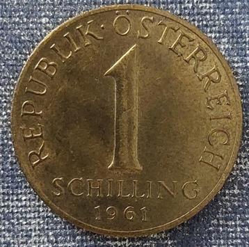 1 Schilling, Oostenrijk 1961 [5816]  [PoMuNi]	 beschikbaar voor biedingen
