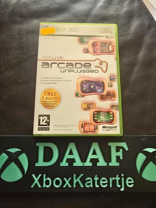 Xbox live arcade unplugged - xbox 360, Spelcomputers en Games, Games | Xbox 360, Zo goed als nieuw, Ophalen of Verzenden