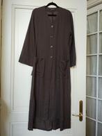 Ischiko Oska jurk 40 bruin linnen nieuwstaat, Kleding | Dames, Jurken, Maat 38/40 (M), Bruin, Verzenden, Zo goed als nieuw