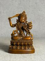 Manjushri Nepal, Tibet. Buxus hout, Antiek en Kunst, Ophalen of Verzenden