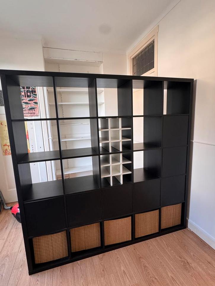 Ikea Kallax Kast, Huis en Inrichting, Kasten | Boekenkasten, Zo goed als nieuw, 150 tot 200 cm, 150 tot 200 cm, 25 tot 50 cm, Met lade(s)