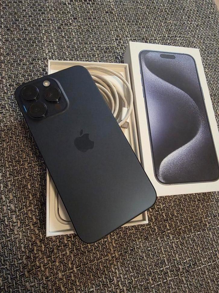 IPhone 15 Pro Max 5G 256GB als nieuw Vaste prijs, Telecommunicatie, Mobiele telefoons | Apple iPhone, Zo goed als nieuw, 256 GB